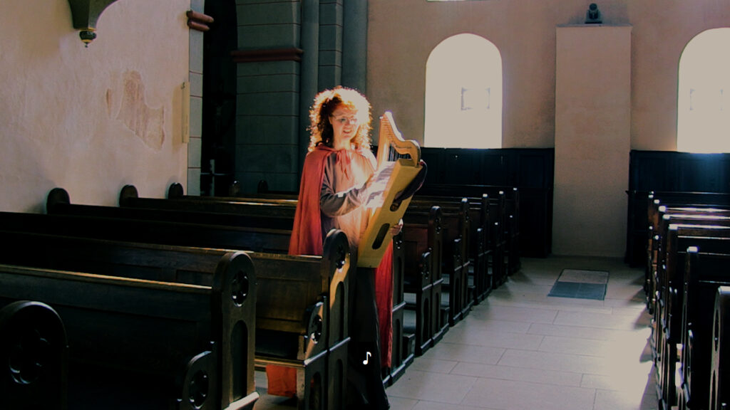 Hildegard music performed inside a church