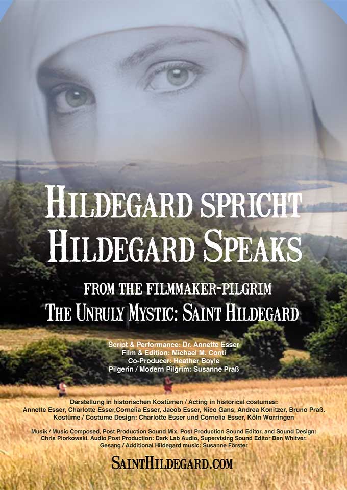 Hildegard Speaks Movie Poster English and German