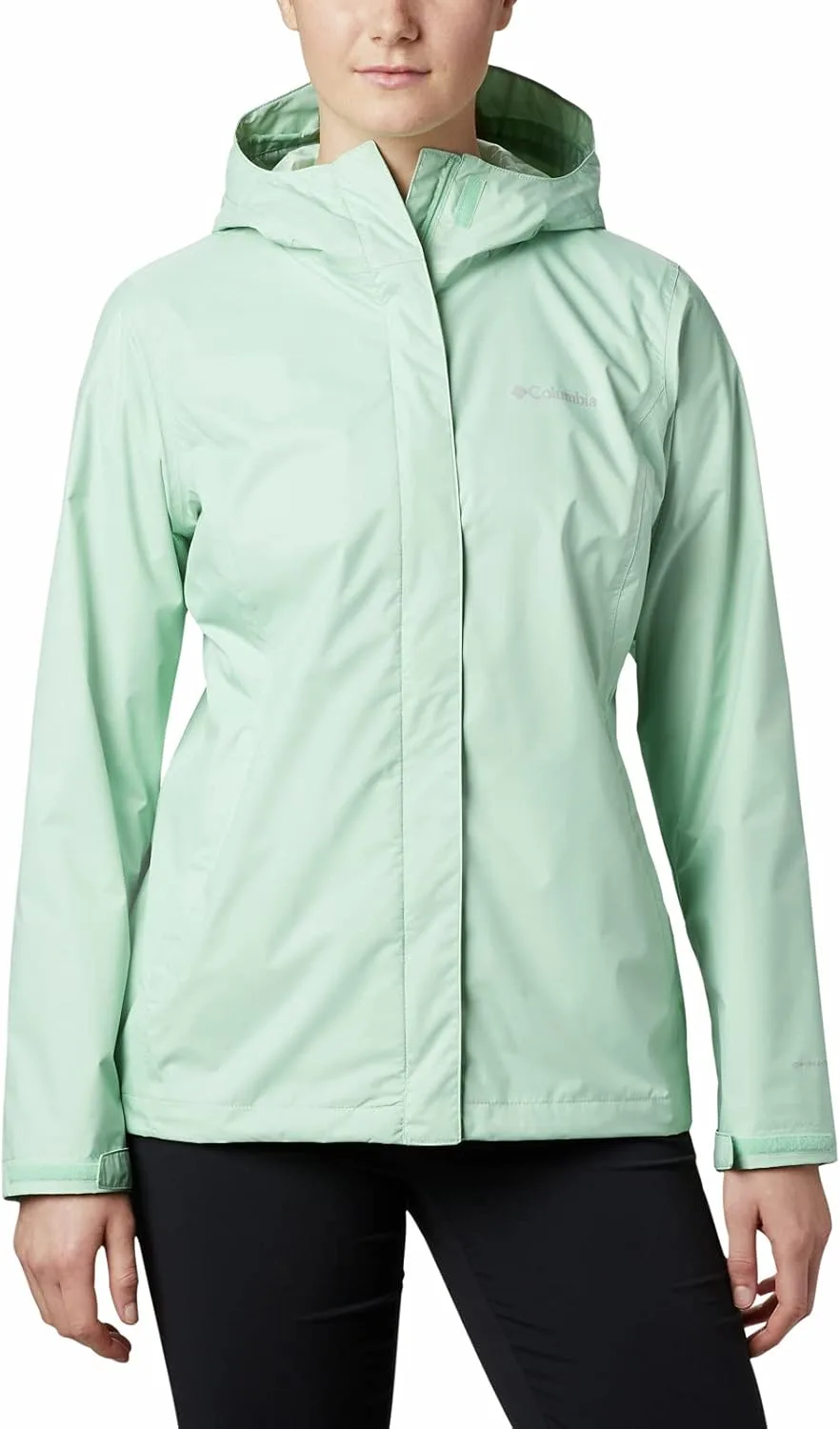 Packable waterproof rain jacket hiking